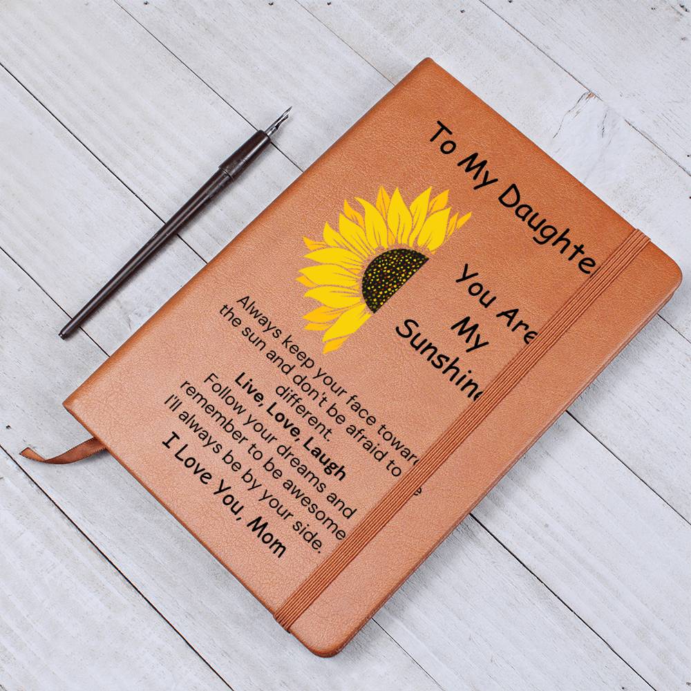 To Daughter, from Mom - You Are My Sunshine - Printed Journal - PM0217