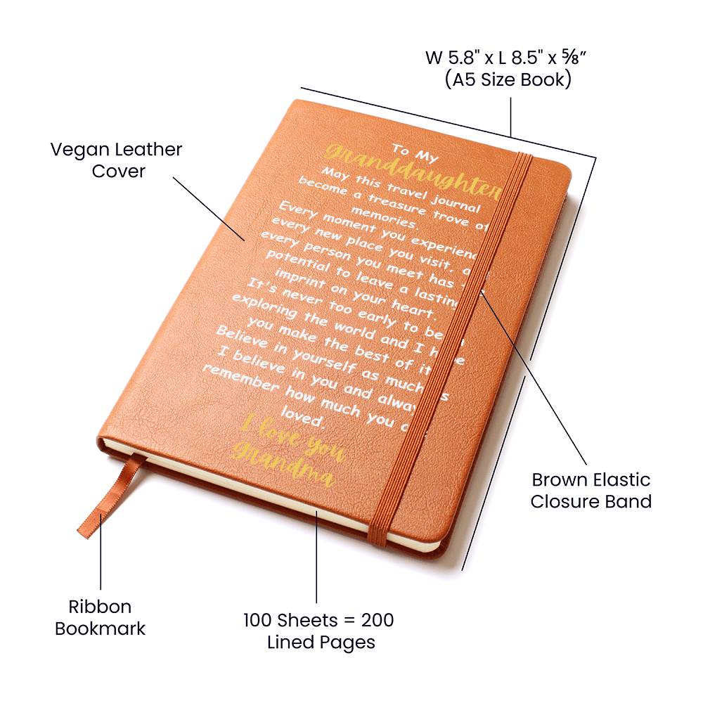 To Granddaughter, from Grandma - Trove Of Memories - Journal - PM0174