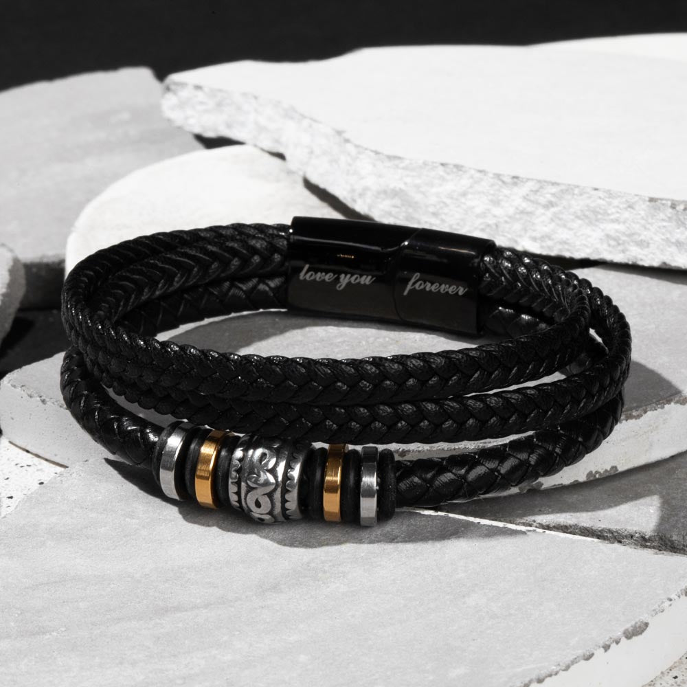 To Dad - Your Love Is A Melody - Love you Forever Bracelet