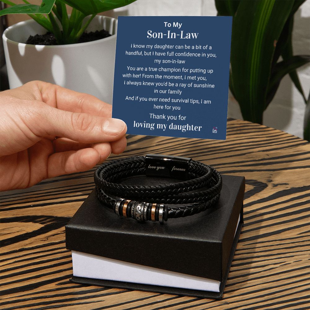 To Son In Law - You Answered My Prayers - Bracelet - PM0118