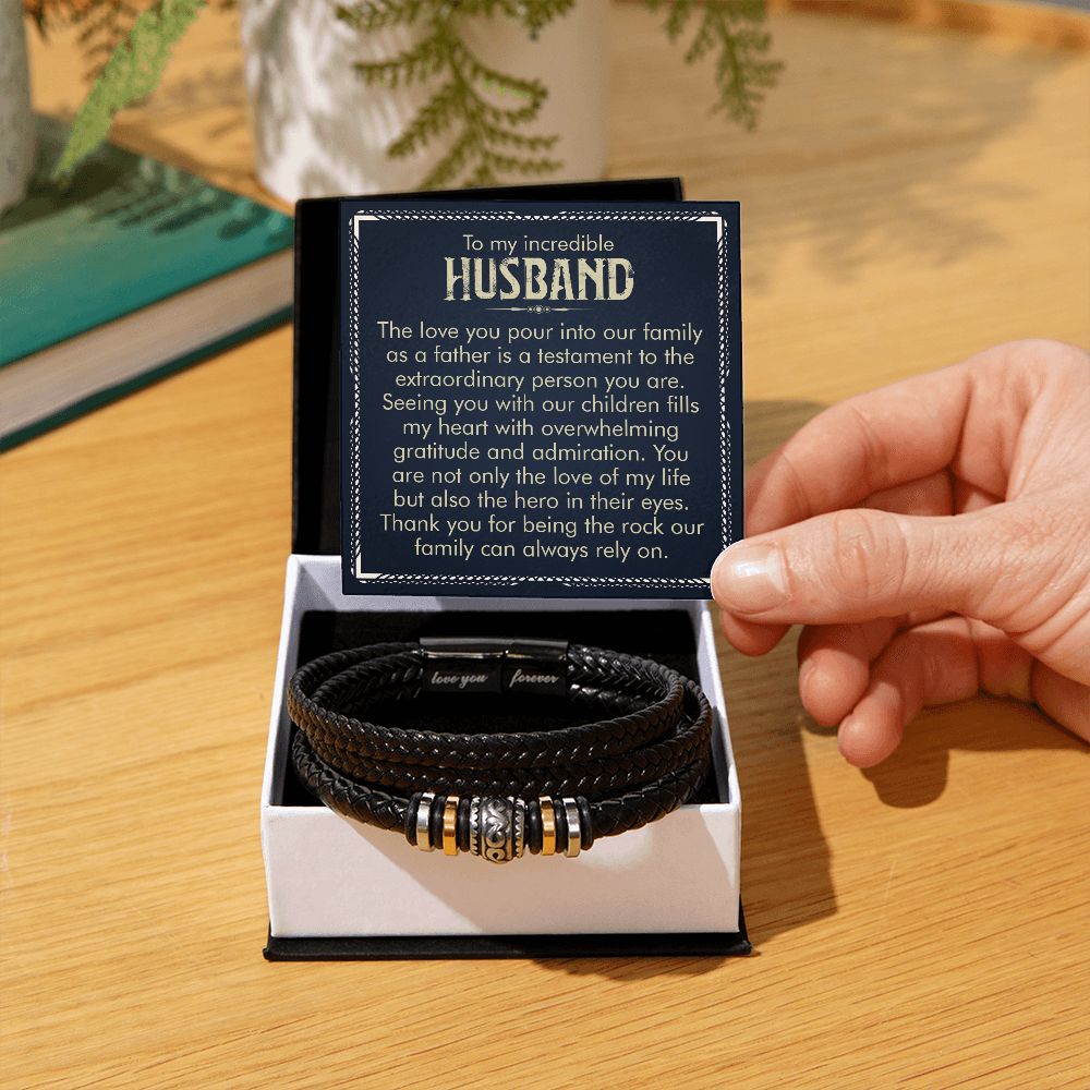 To Husband - Not Only The Love Of My Life - Love you Forever Bracelet -SN002