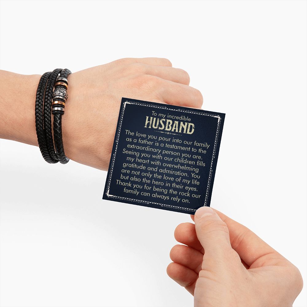 To Husband - Not Only The Love Of My Life - Love you Forever Bracelet -SN002