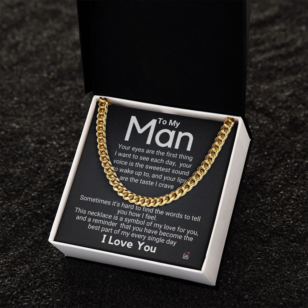 To Your Man - You Are My Favorite - Cuban Chain Necklace