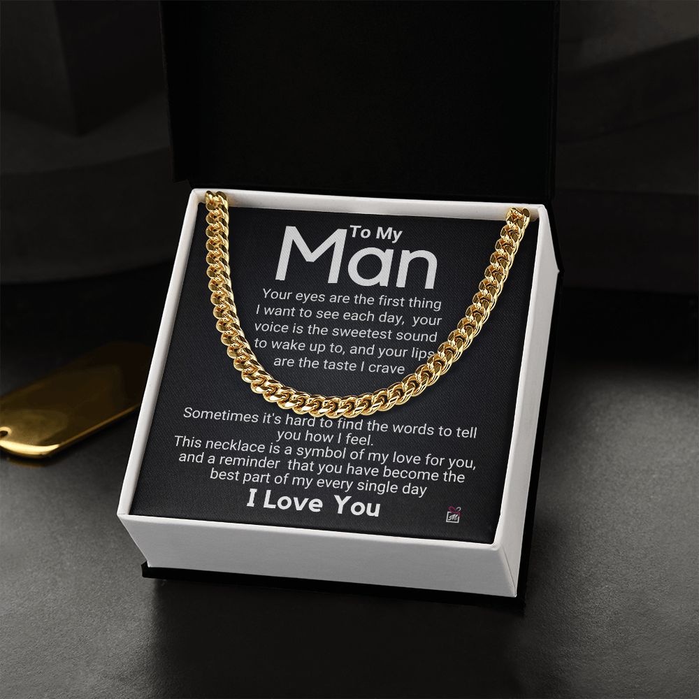 To Your Man - You Are My Favorite - Cuban Chain Necklace
