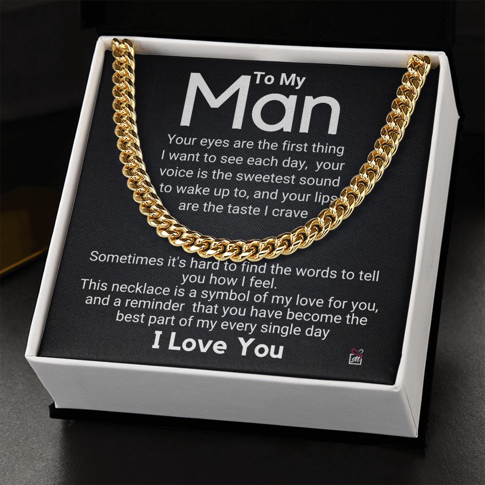 To Your Man - You Are My Favorite - Cuban Chain Necklace