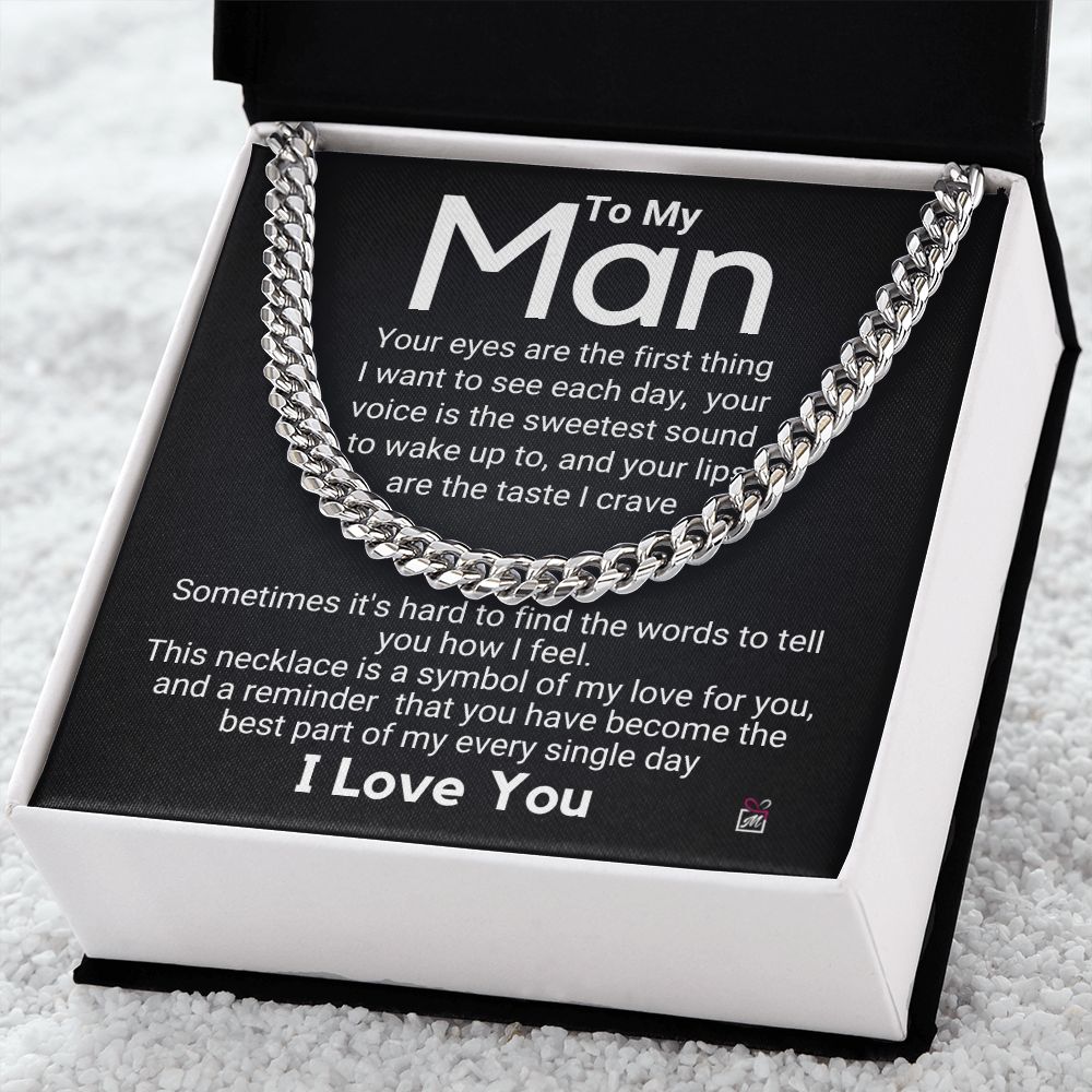 To Your Man - You Are My Favorite - Cuban Chain Necklace