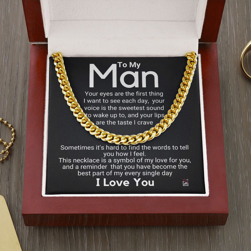To Your Man - You Are My Favorite - Cuban Chain Necklace