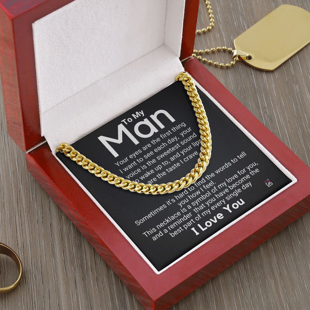 To Your Man - You Are My Favorite - Cuban Chain Necklace