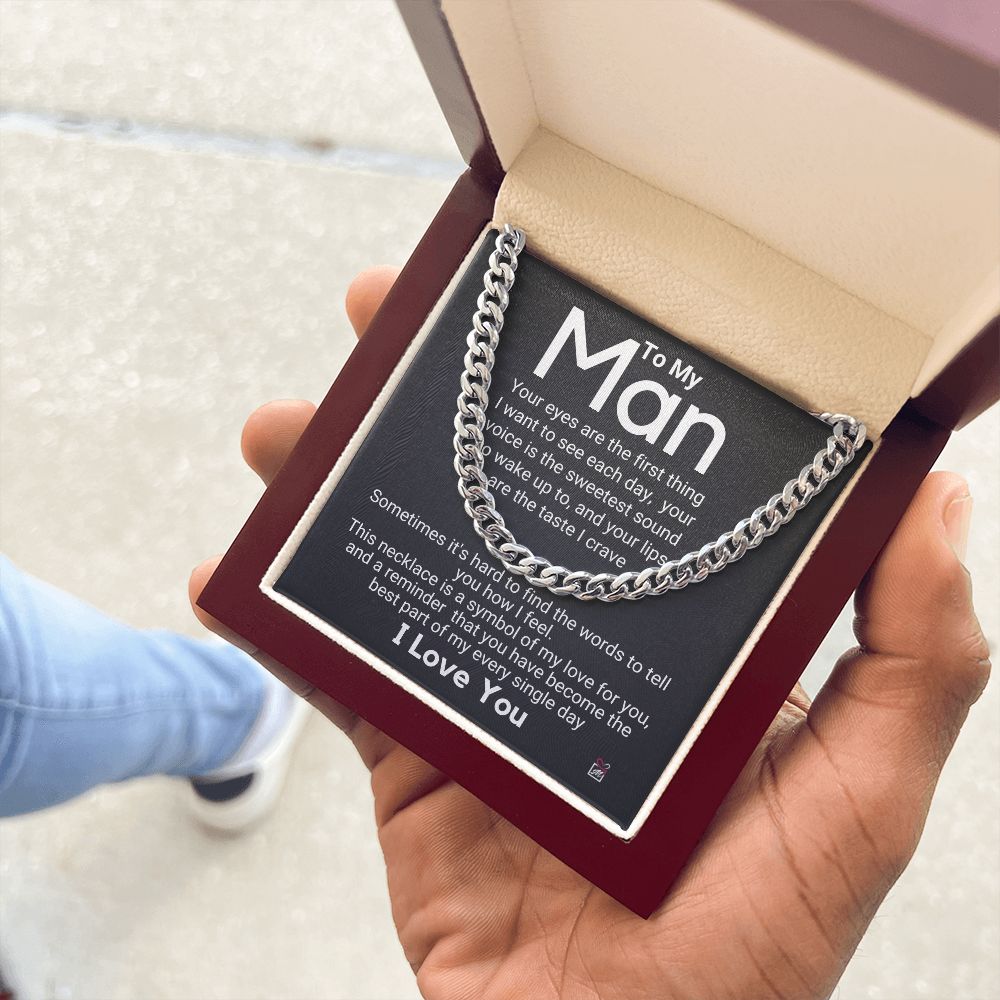 To Your Man - You Are My Favorite - Cuban Chain Necklace