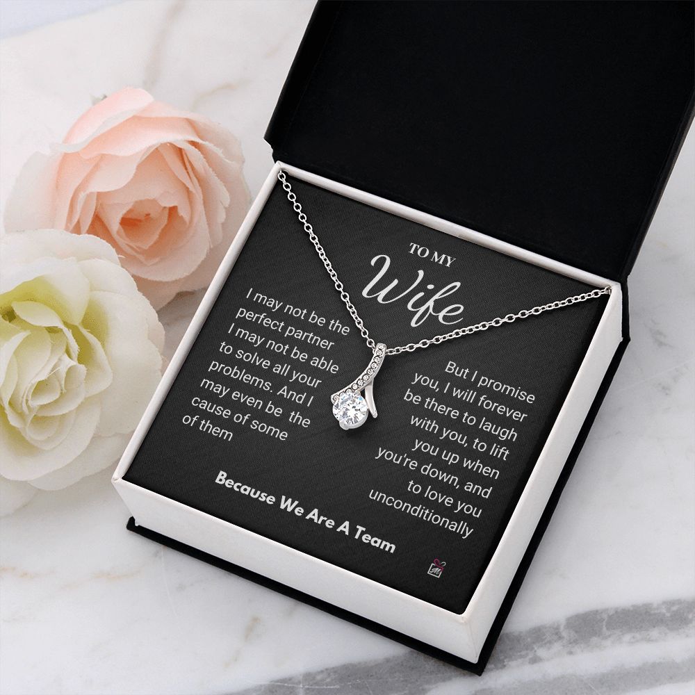 To Wife - I Promise You - Alluring Beauty necklace