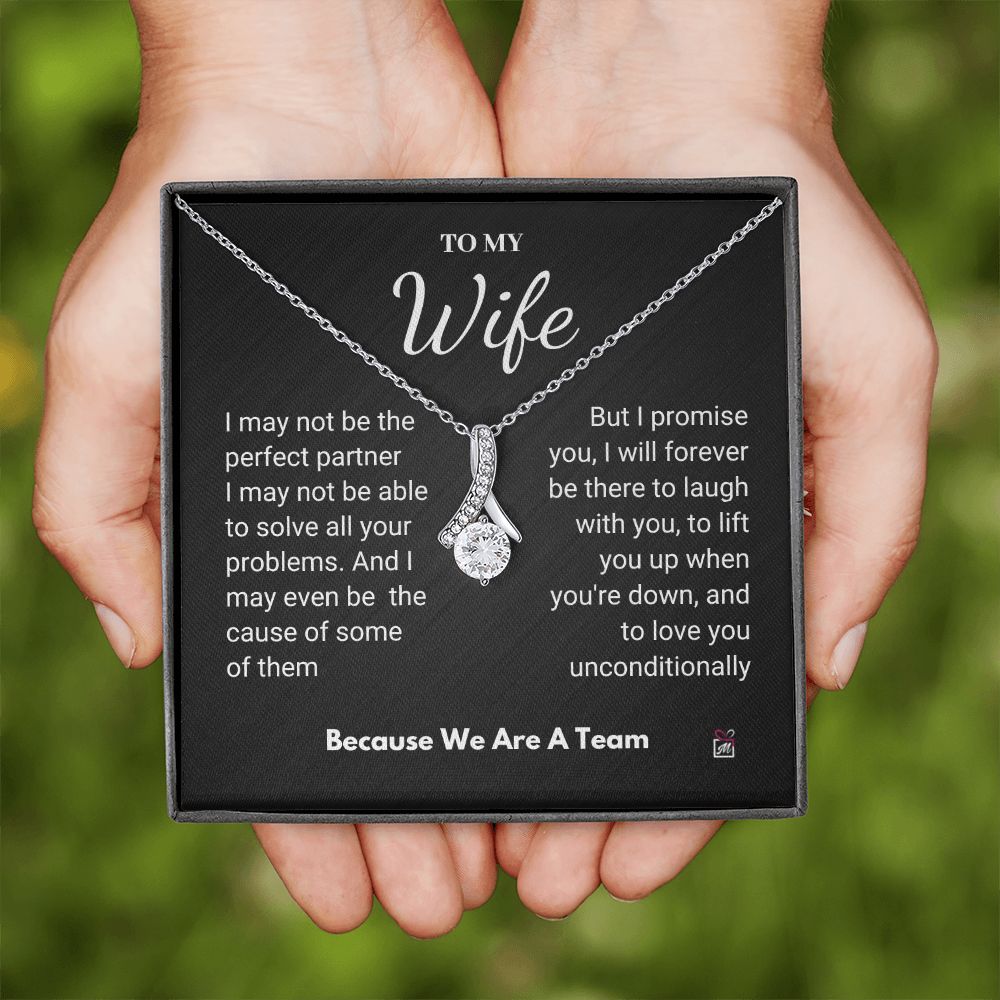 To Wife - I Promise You - Alluring Beauty necklace