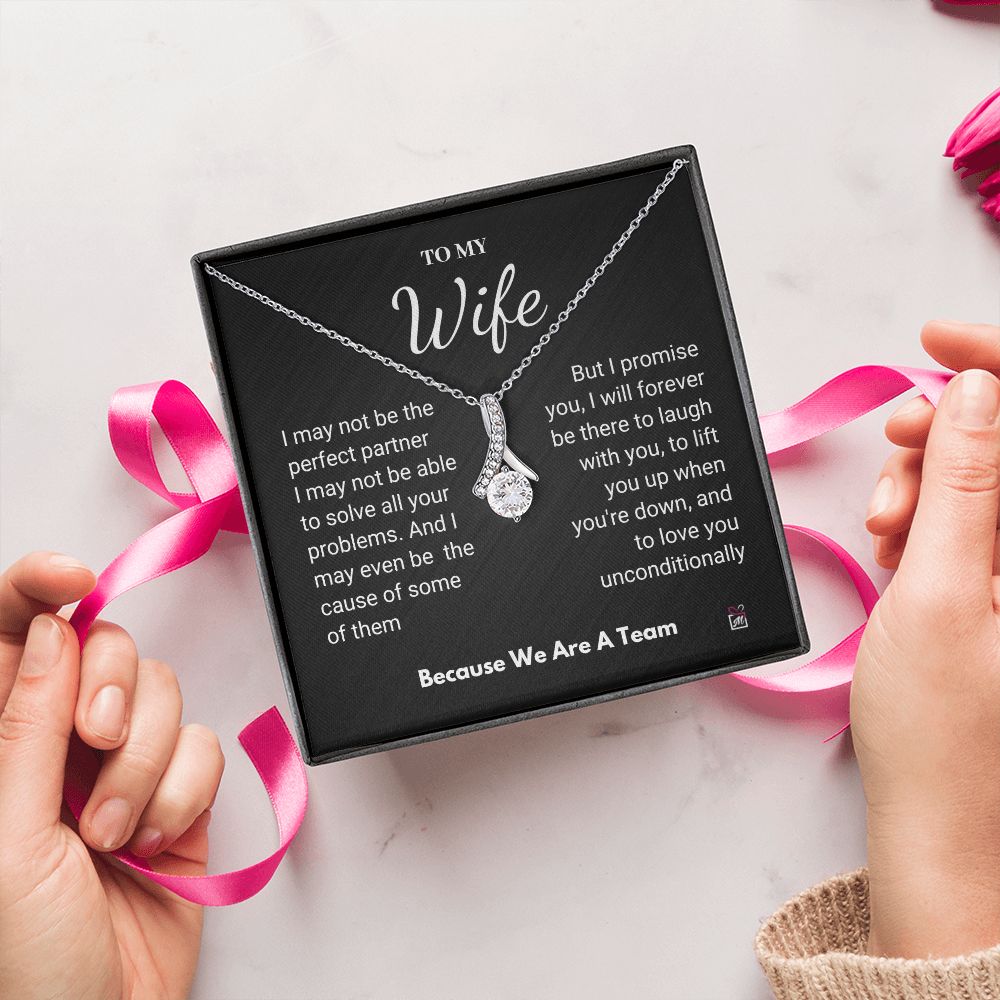 To Wife - I Promise You - Alluring Beauty necklace