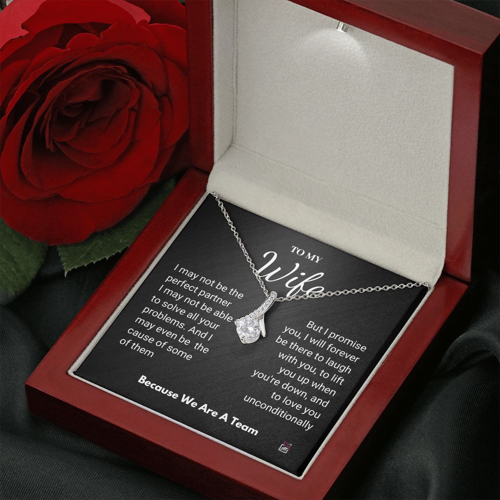 To Wife - I Promise You - Alluring Beauty necklace