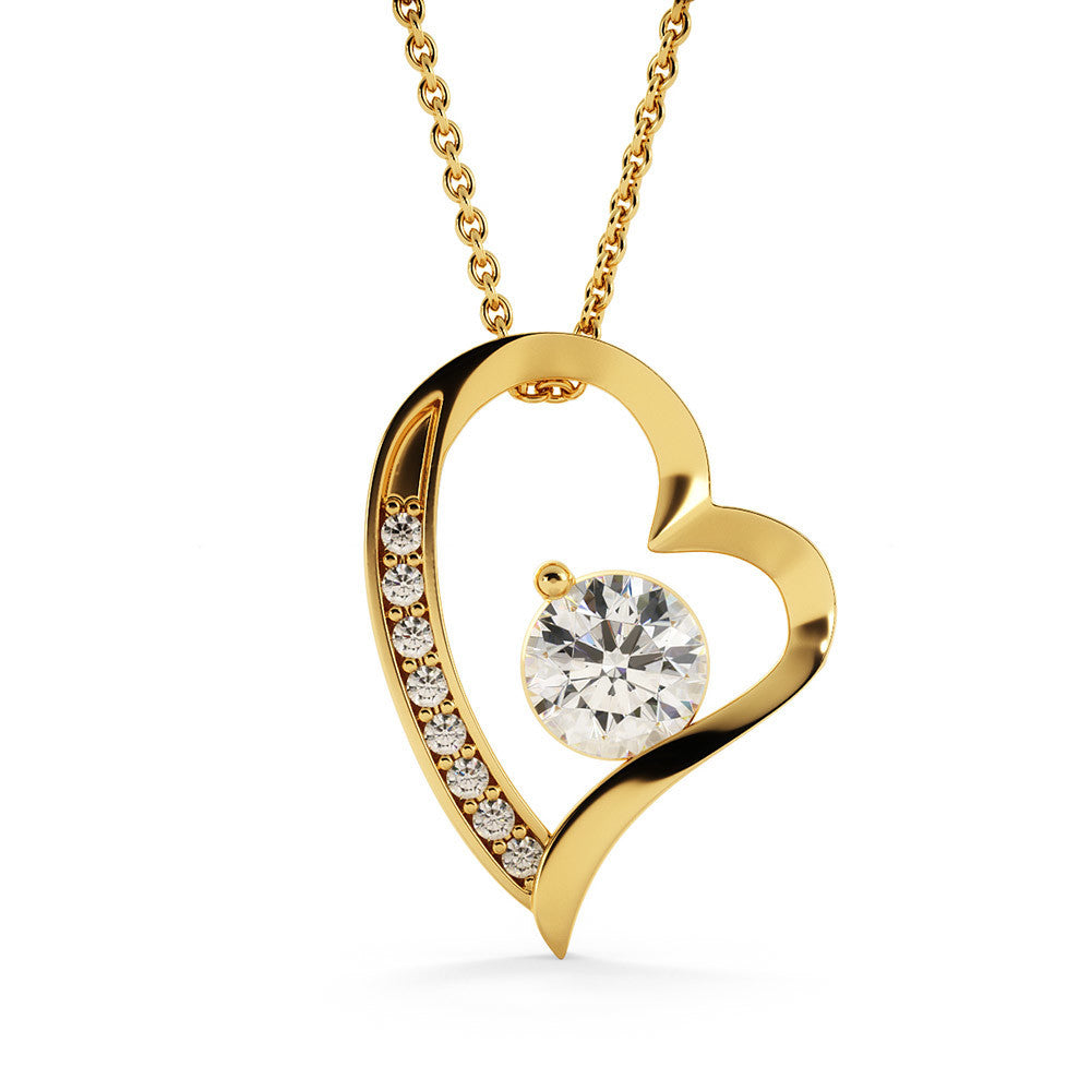 To My Amazing Mom - Gift from Son - I will choose you over and over - Forever Love necklace minimal
