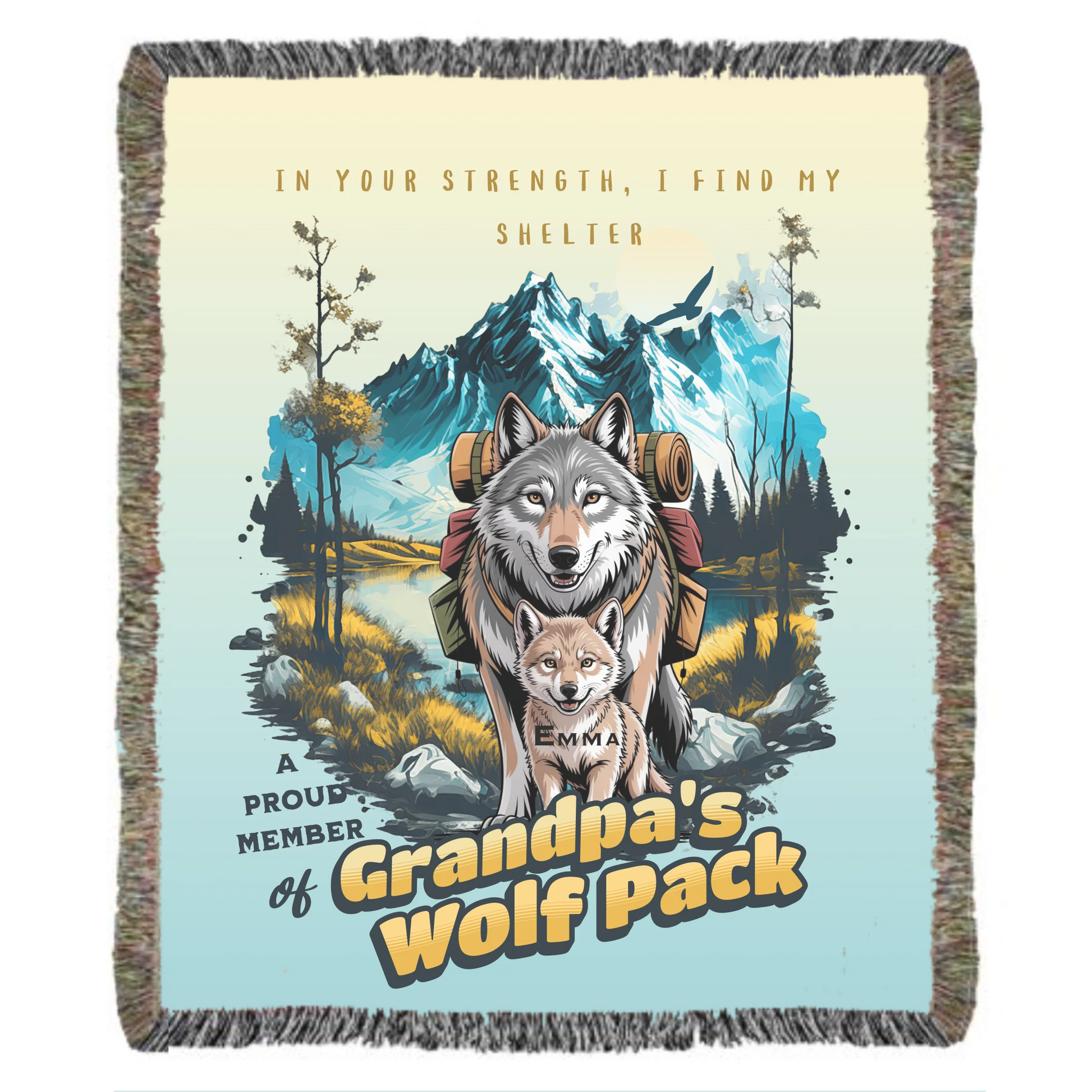 Blanket mockup