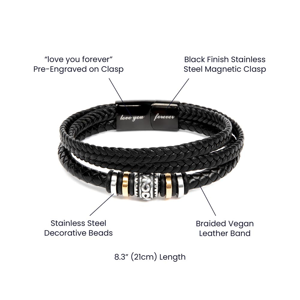 To Mom from Son - The Only Thing Better - Love You Forever Bracelet - PM0312
