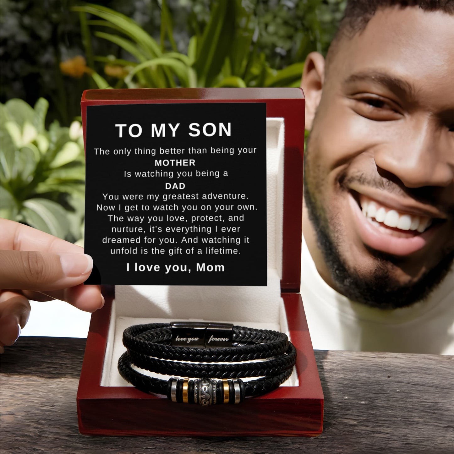 To Mom from Son - The Only Thing Better - Love You Forever Bracelet - PM0312