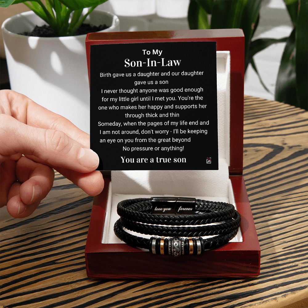 To Son In Law - You Are A True Son - Bracelet - PM0119