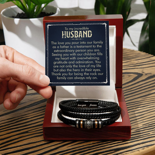 To Husband - Not Only The Love Of My Life - Love you Forever Bracelet -SN002