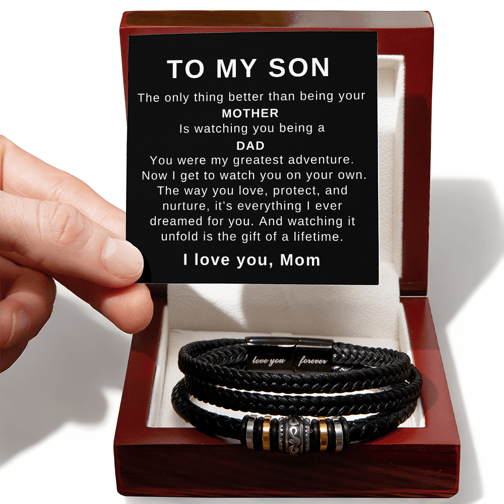 To Mom from Son - The Only Thing Better - Love You Forever Bracelet - PM0312