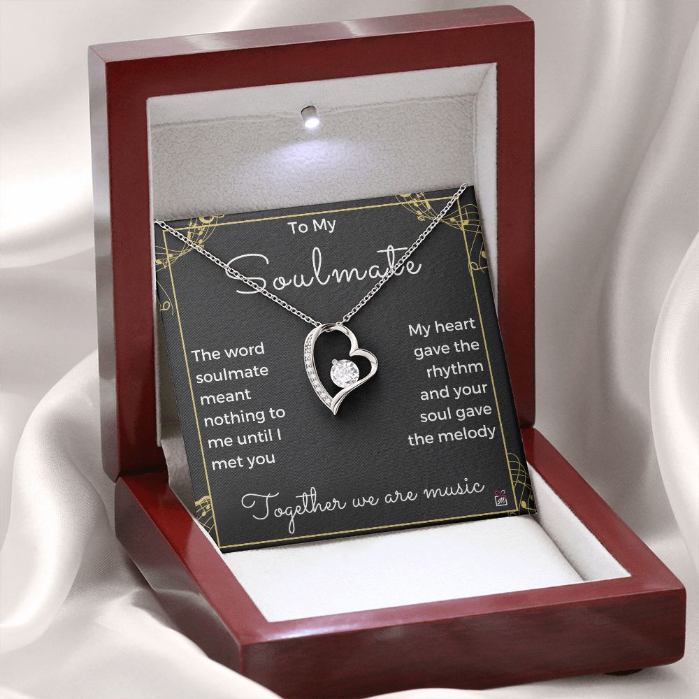 To Soulmate- Together We Are Music - Forever Love Necklace