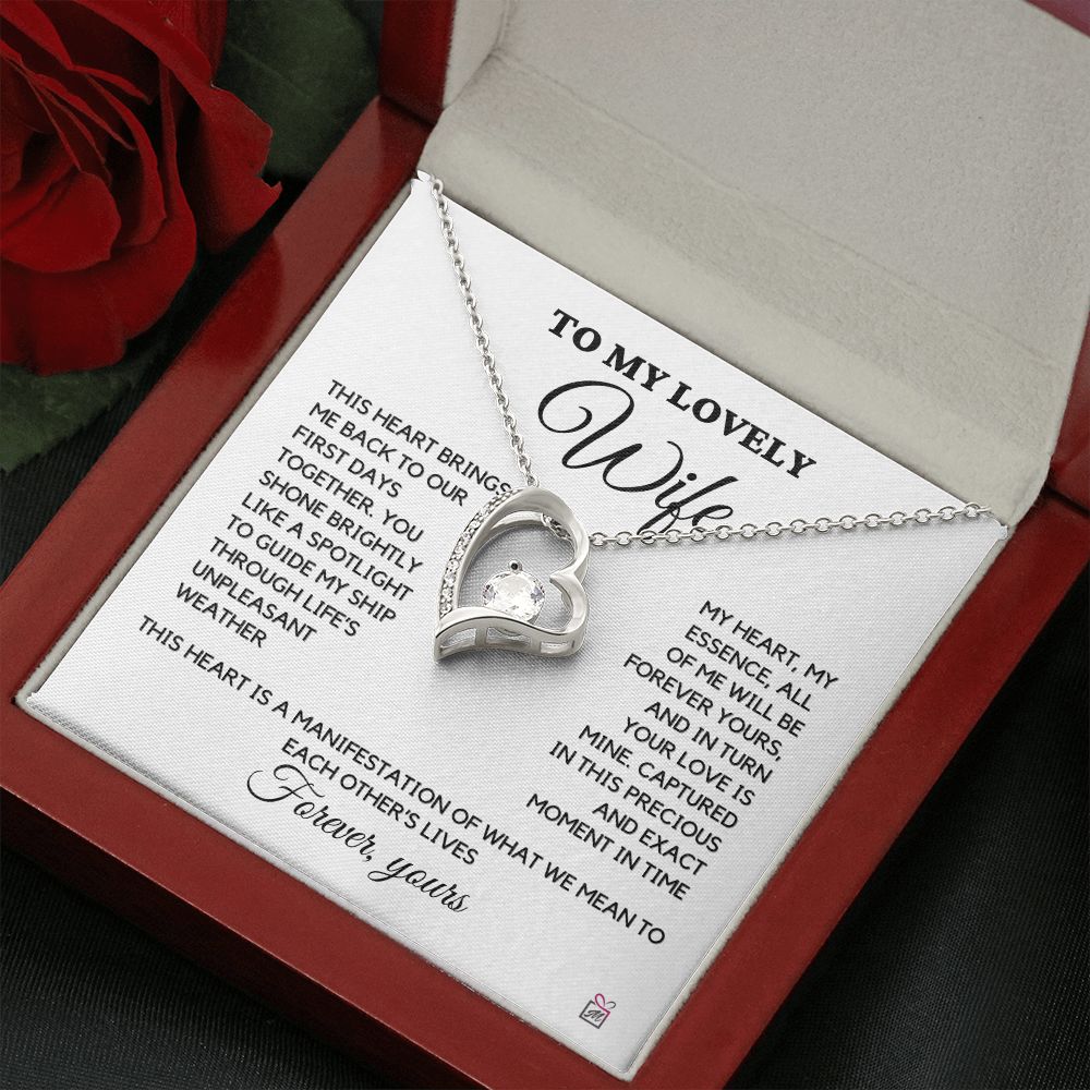 To Wife - Forever Yours - Forever Love Necklace