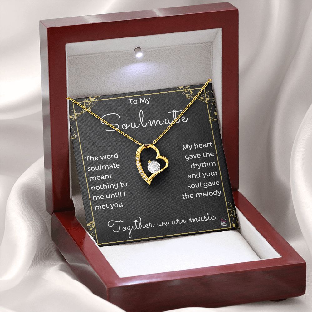 To Soulmate- Together We Are Music - Forever Love Necklace
