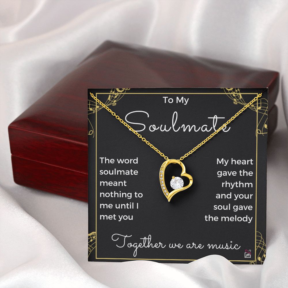 To Soulmate- Together We Are Music - Forever Love Necklace