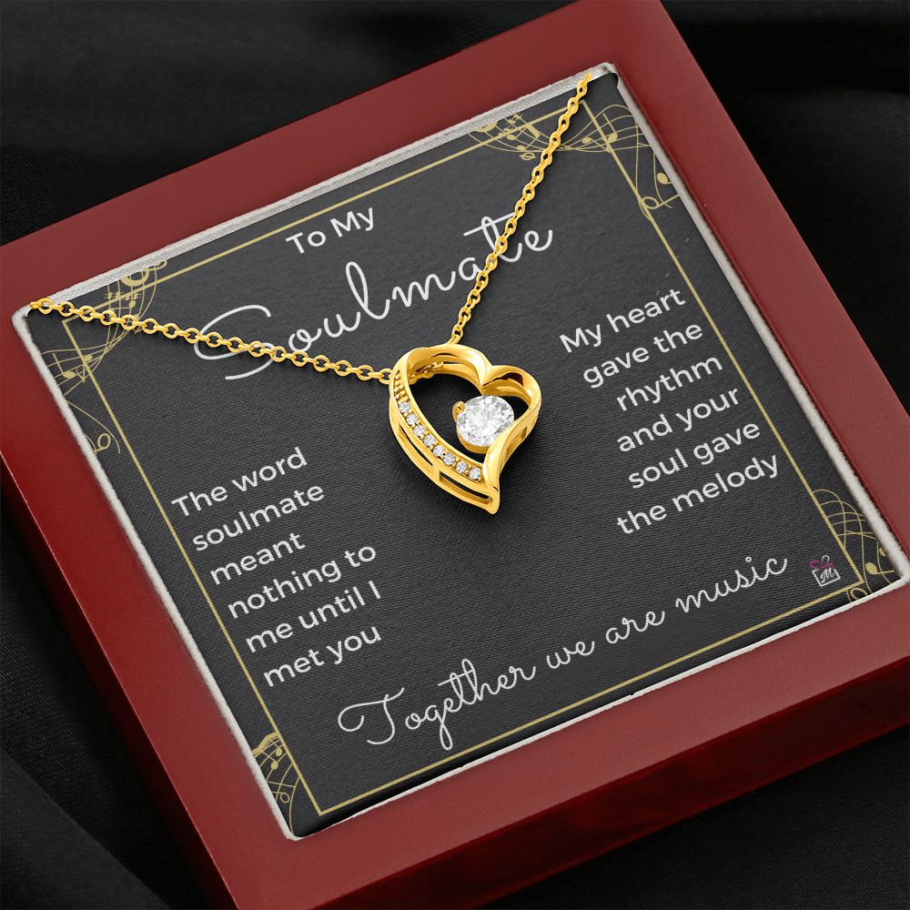 To Soulmate- Together We Are Music - Forever Love Necklace