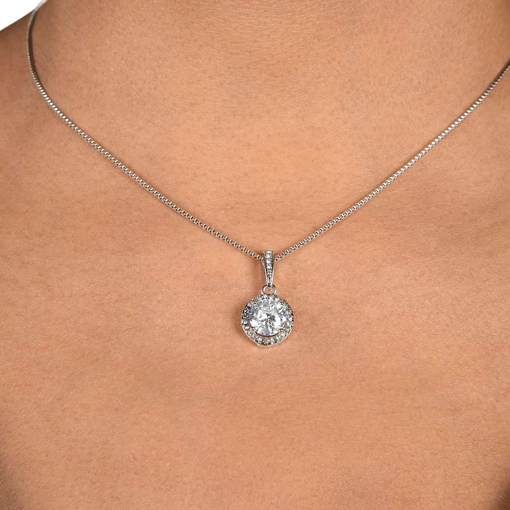 To My Amazing Mom - Gift from Daughter - I will choose you over and over - Eternal Hope necklace minimal