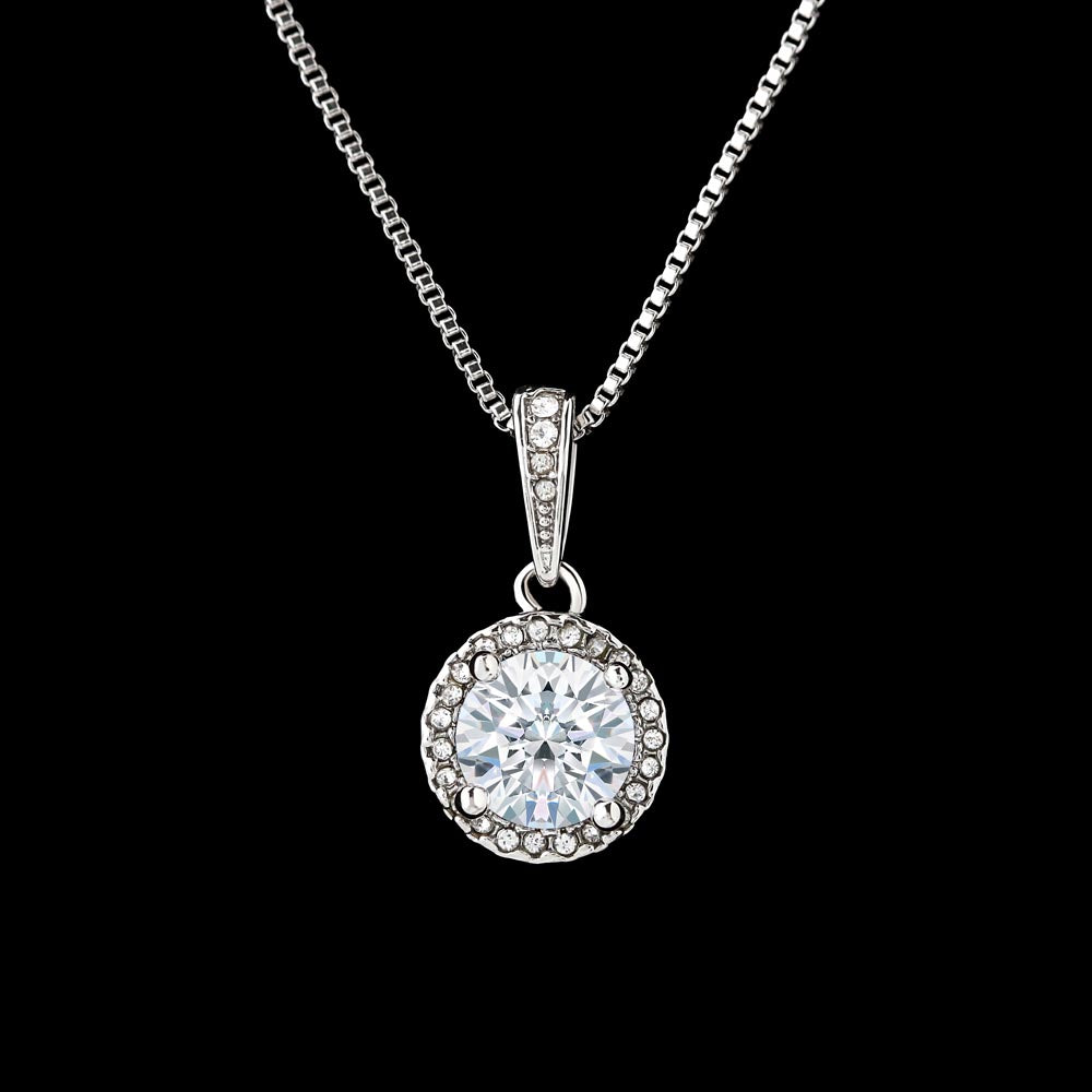 To Mom - I'd Choose You As My Friend - Eternal Hope Necklace