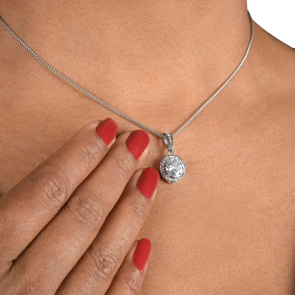 To My Amazing Mom - Gift from Son - I will choose you over and over - Eternal Hope necklace minimal