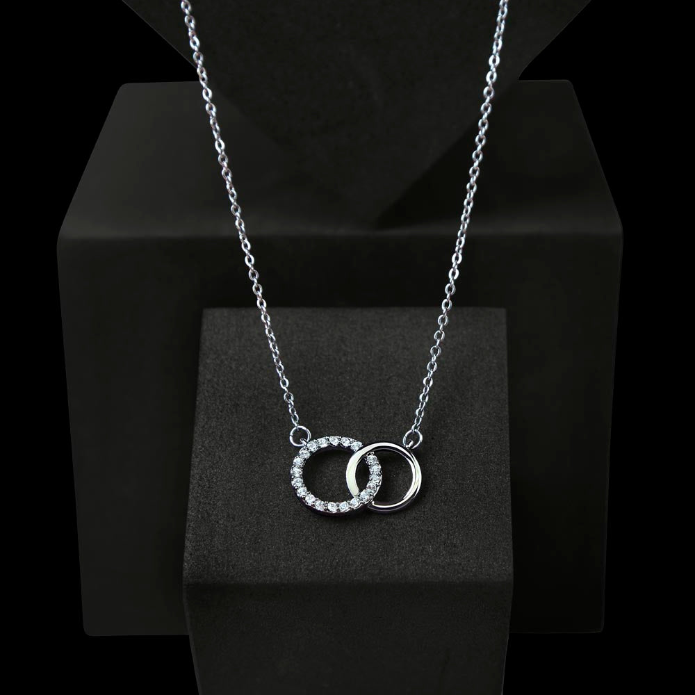 To My Precious Bonus Sister, from Sister - You Are My First Friend - The Perfect Pair Necklace
