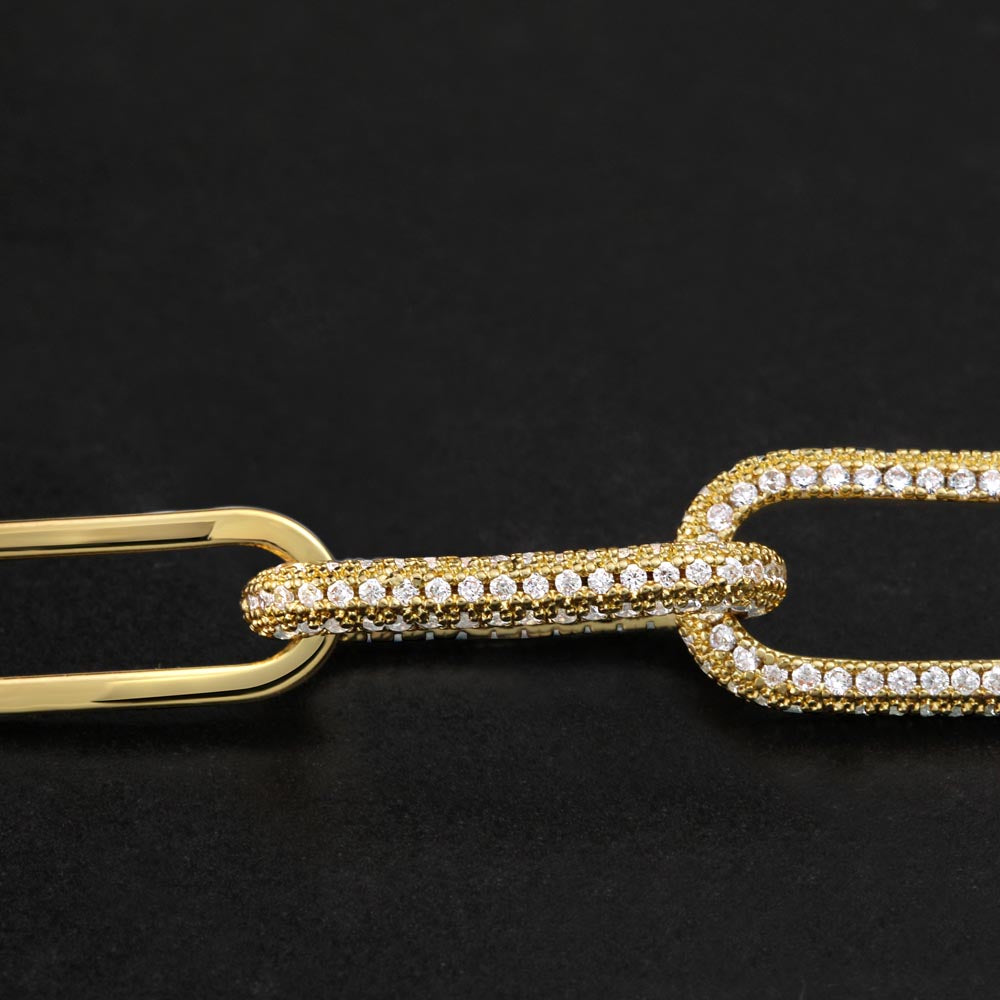 To My Best friend- A best Friend to Share - Yellow Gold Finish Forever Linked Necklace