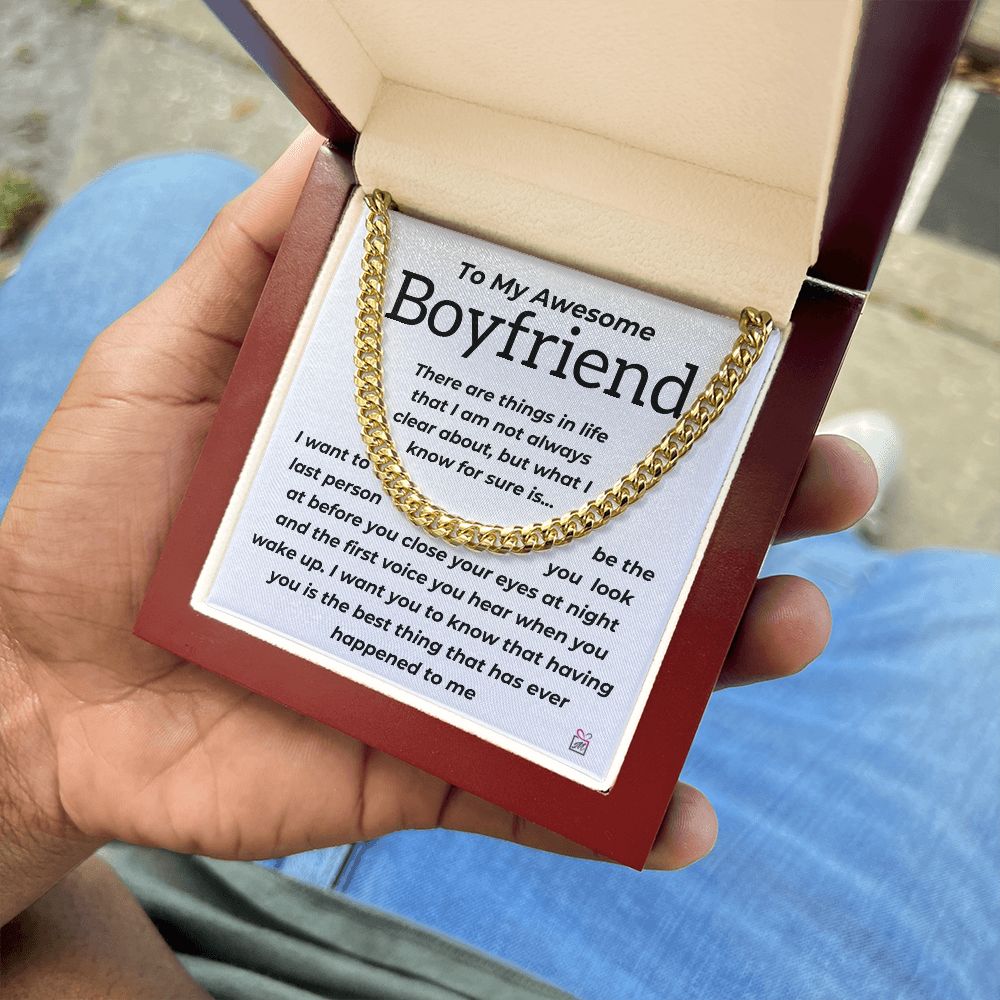 To Boyfriend - The Best Thing - Cuban Chain