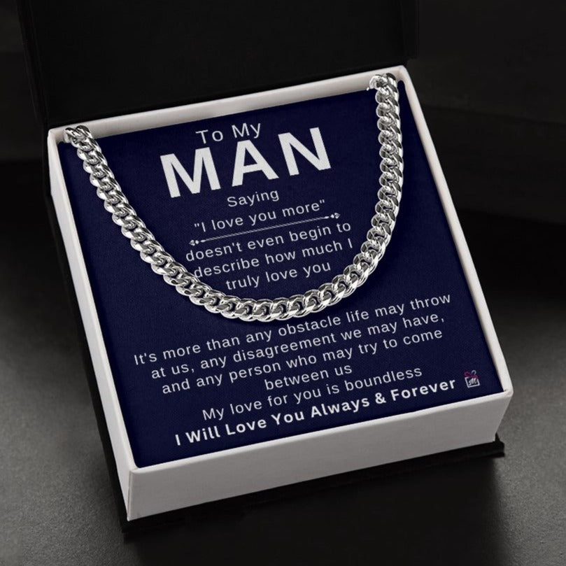 To My Man - Doesn't Describe How Much - Cuban Chain
