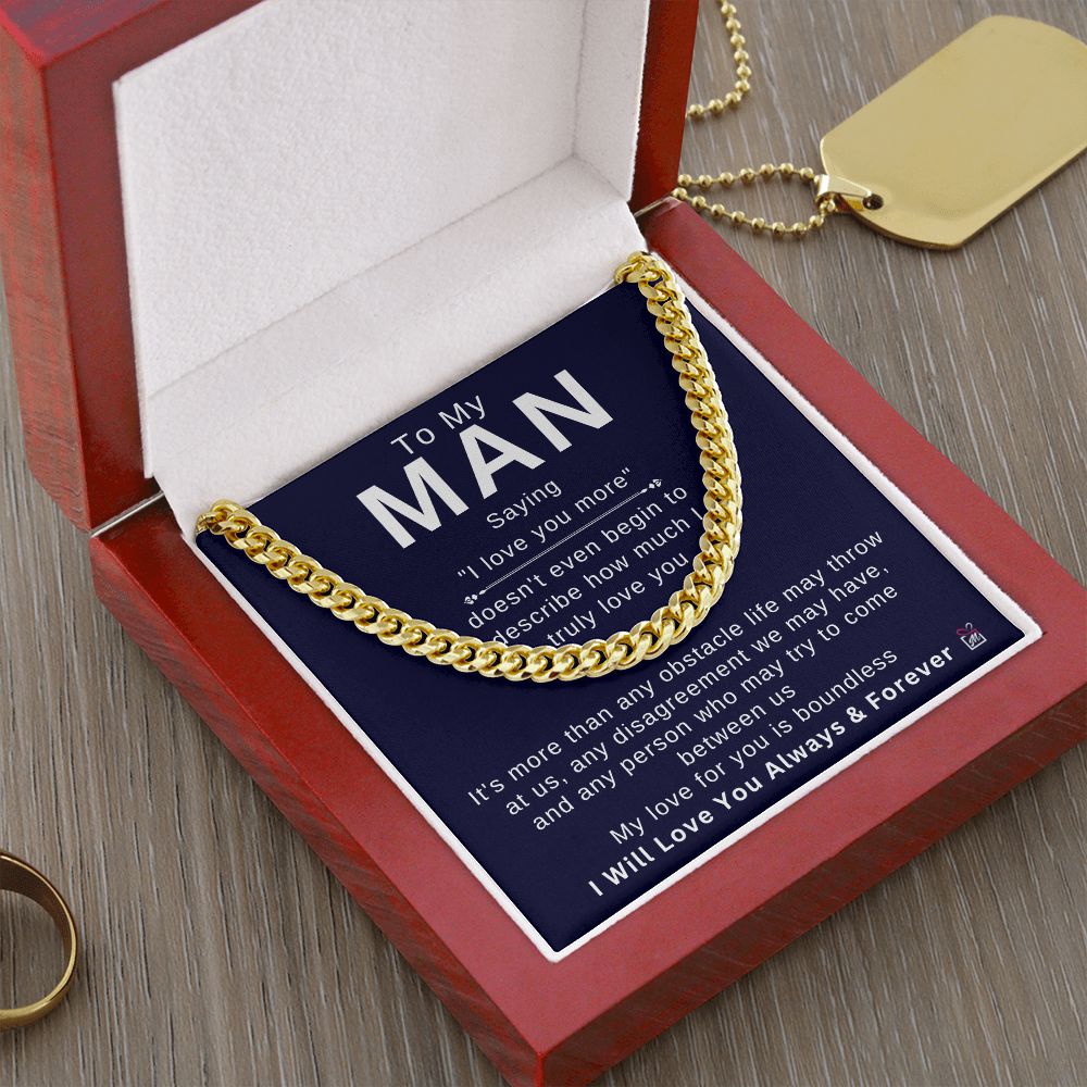 To My Man - Doesn't Describe How Much - Cuban Chain