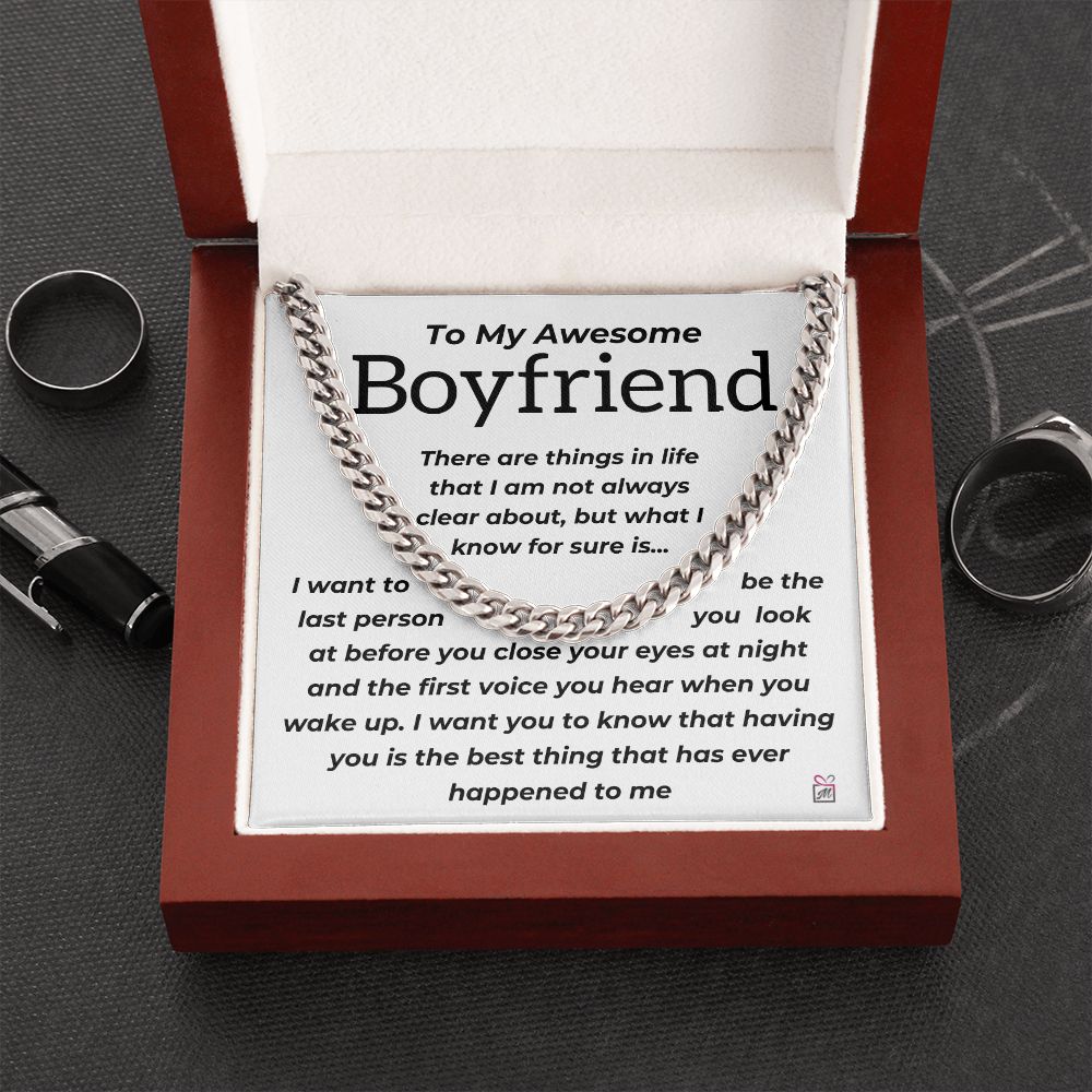 To Boyfriend - The Best Thing - Cuban Chain