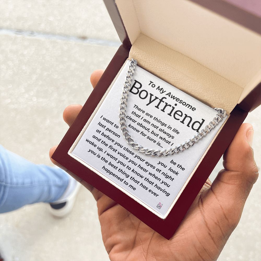 To Boyfriend - The Best Thing - Cuban Chain