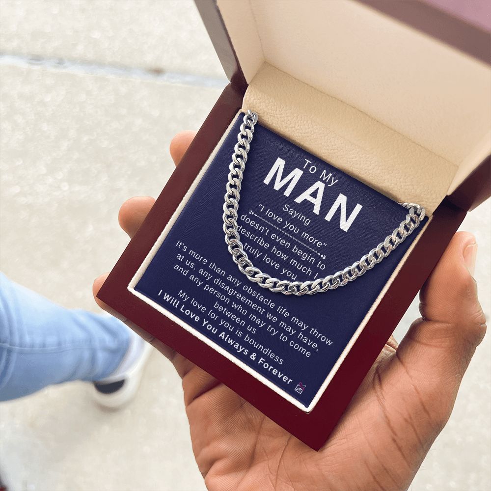 To My Man - Doesn't Describe How Much - Cuban Chain