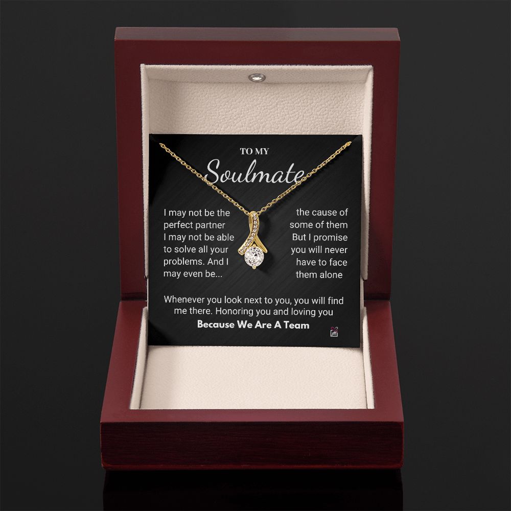 To Your Soulmate - We Are A Team - Alluring Beauty necklace