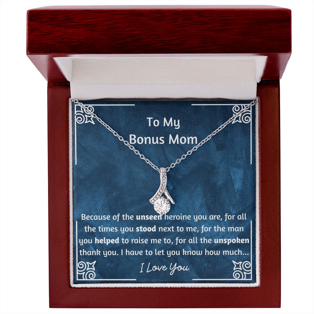 To My Bonus Mom - For all the times - The Alluring Beauty Necklace