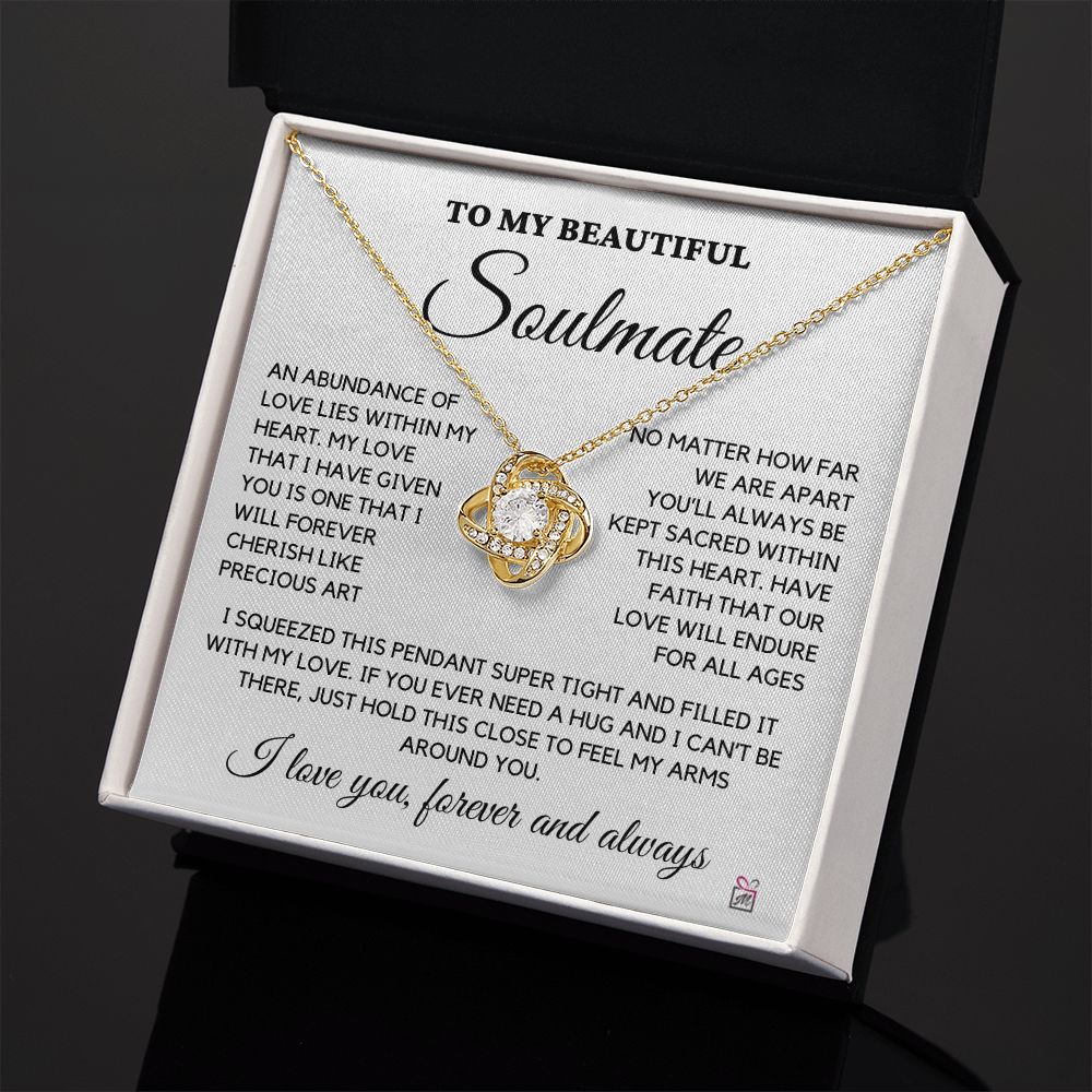 To Soulmate - An Abundance Of Love - Love Knot Necklace