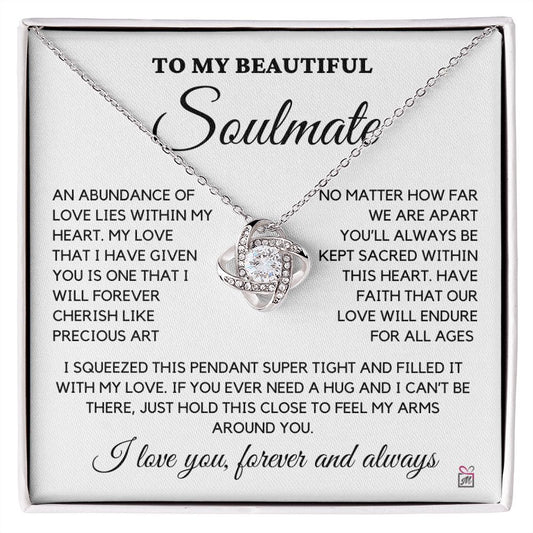 To Soulmate - An Abundance Of Love - Love Knot Necklace