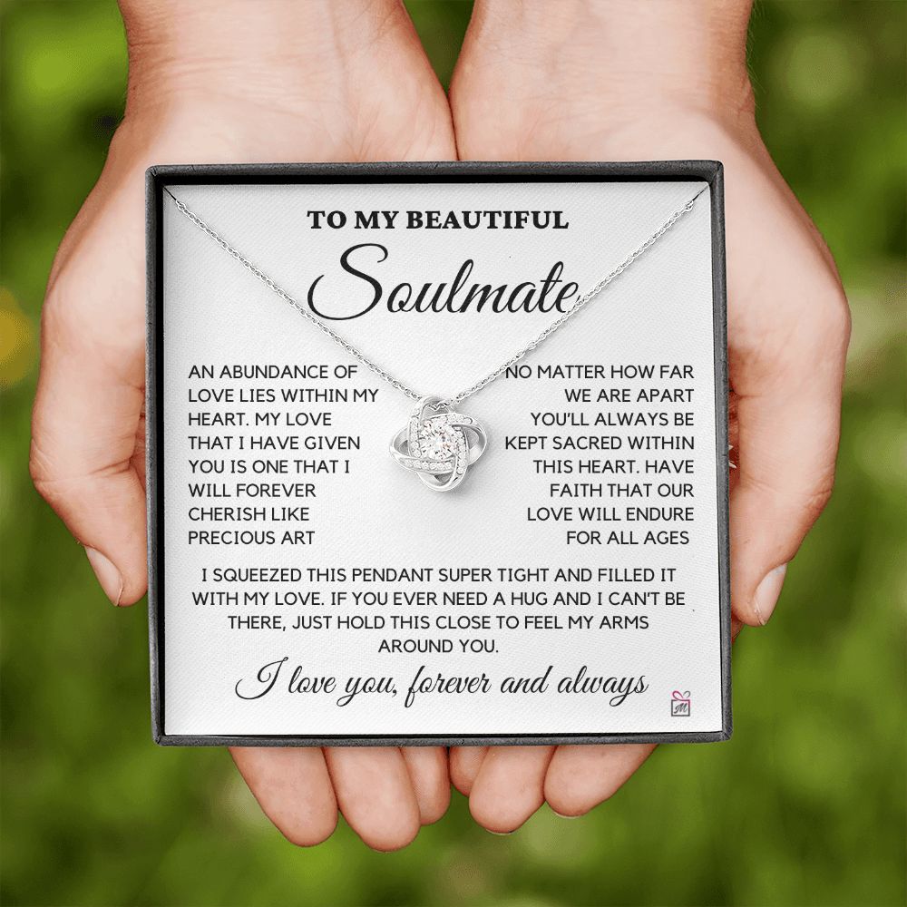 To Soulmate - An Abundance Of Love - Love Knot Necklace