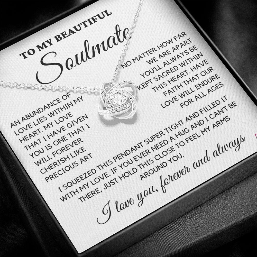 To Soulmate - An Abundance Of Love - Love Knot Necklace