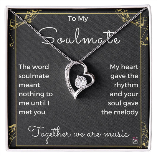 To Soulmate- Together We Are Music - Forever Love Necklace