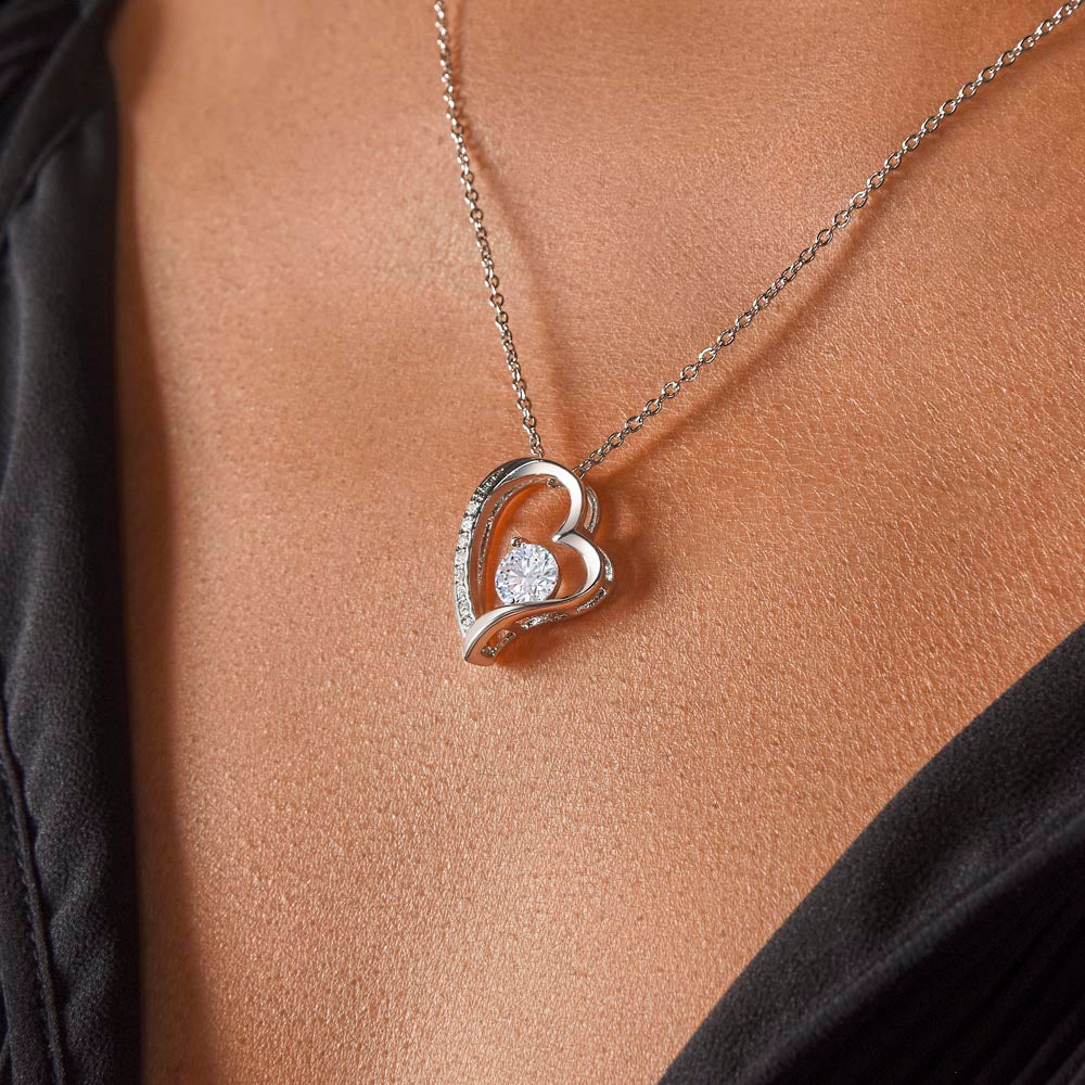 To My Amazing Mom - Gift from Son - I will choose you over and over - Forever Love necklace minimal