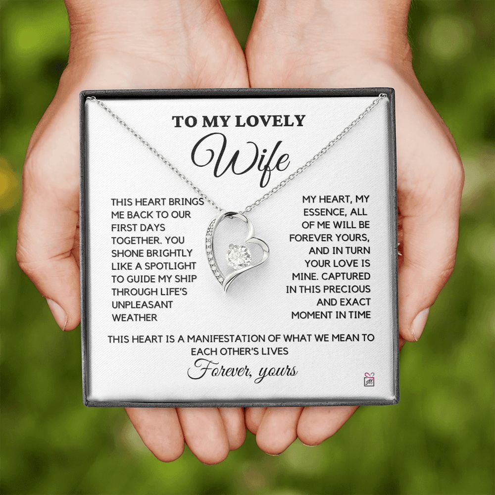 To Wife - Forever Yours - Forever Love Necklace