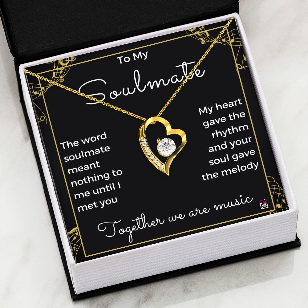 To Soulmate- Together We Are Music - Forever Love Necklace